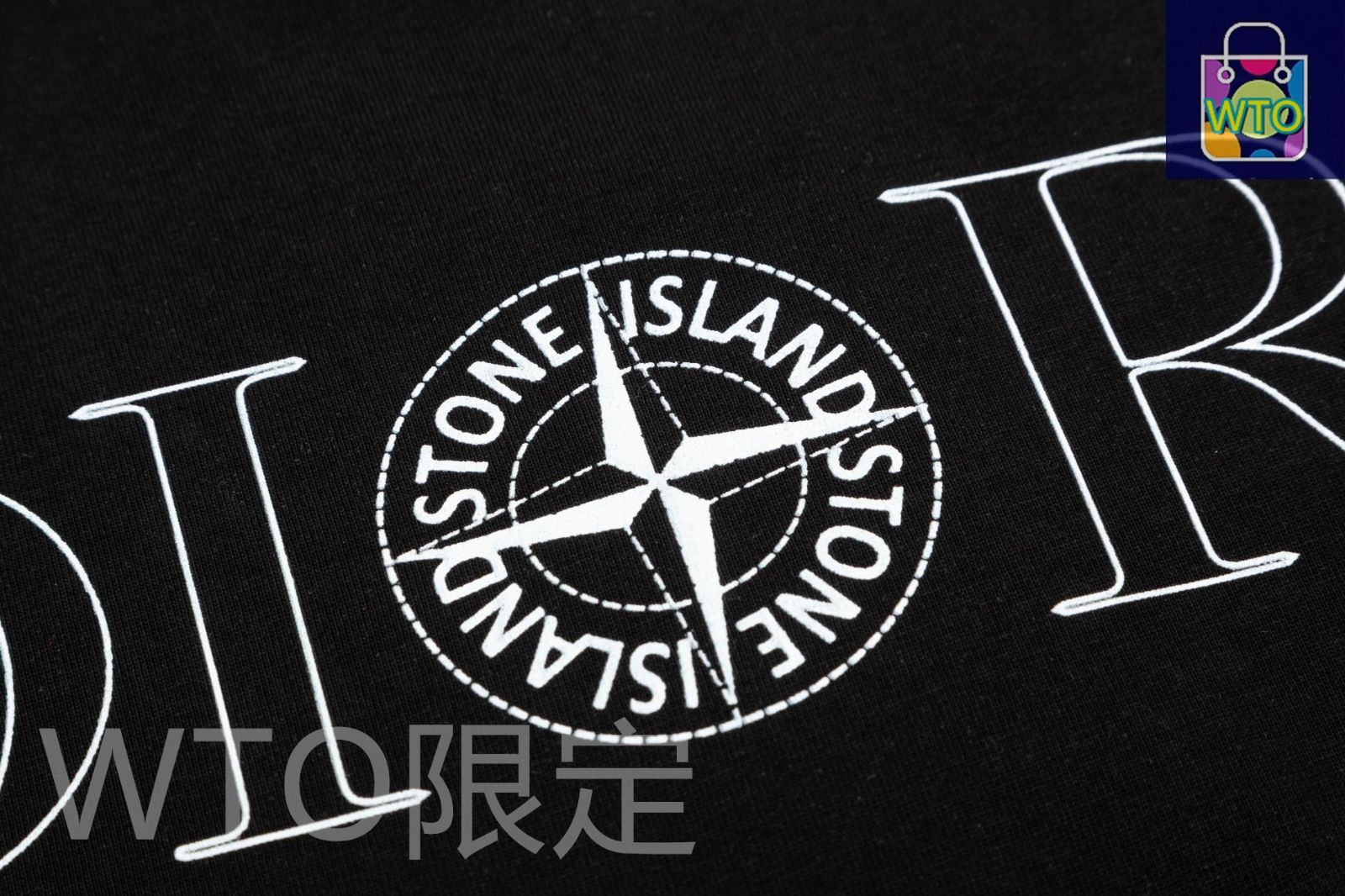 本日限定特価】DiOR × STONE ISLAND コラボ クルーネックTシャツ
