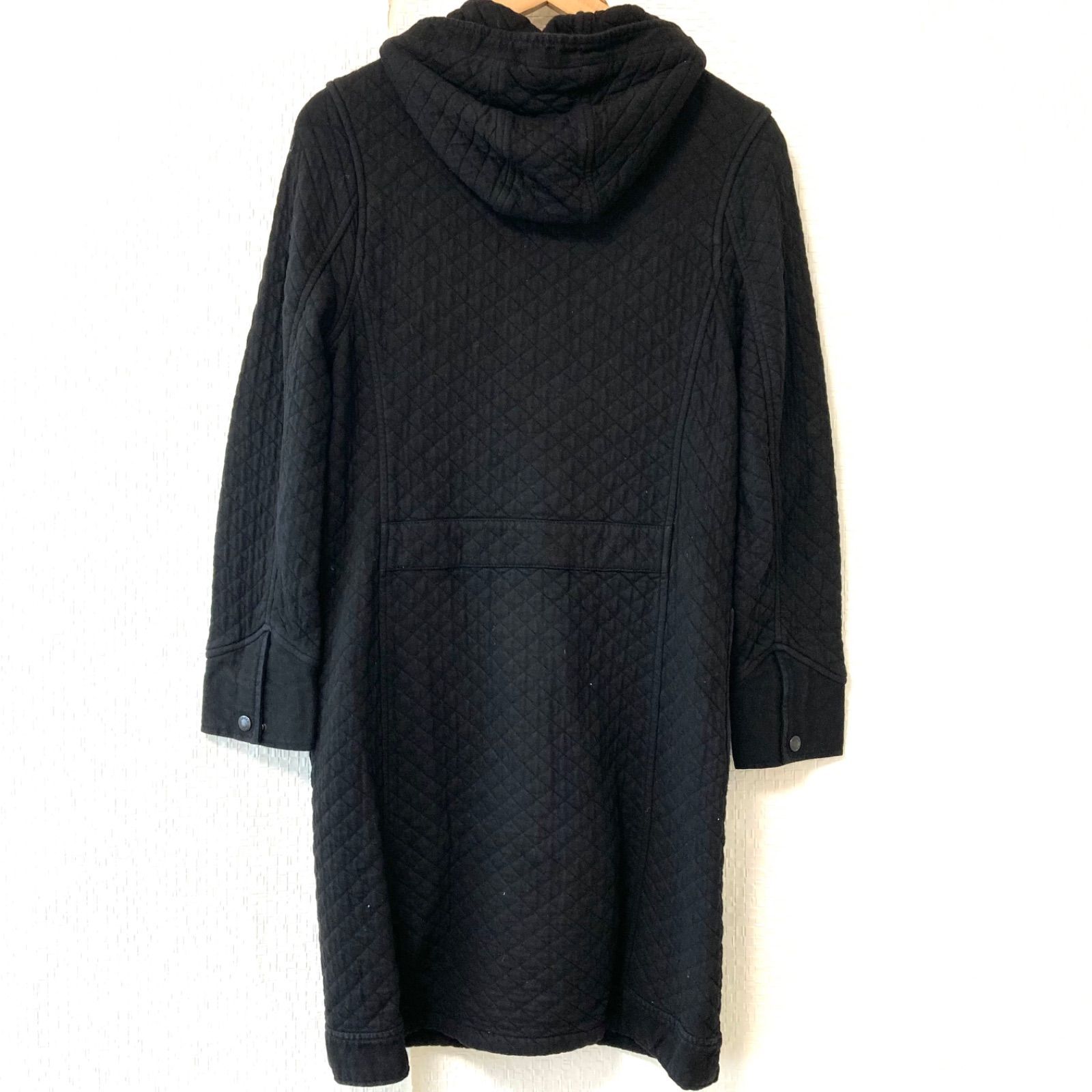 フランス製◎ 状態良好！【ARMEN】アーメン COTTON QUILT HOODED COAT コットン キルティング フードコート ロング丈 上品  上質 高級 ブラック 黒 レディース 女性／M12781UU - メルカリ