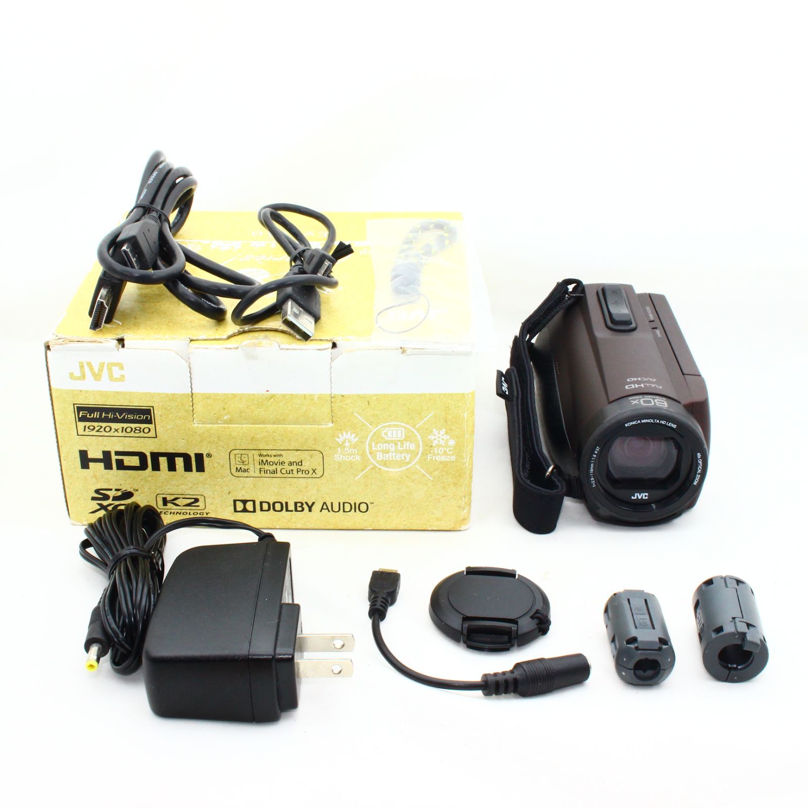 KENWOOD JVC ビデオカメラ Everio ブラウン GZ-F270-T KENWOOD JVC ビデオカメラ Everio ブラウン GZ-F270-T