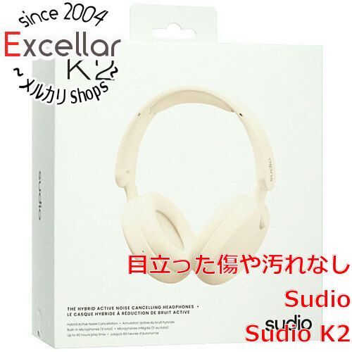 [bn:15] Sudio ワイヤレスヘッドフォン Sudio K2 SD-2102 パールホワイト 未使用