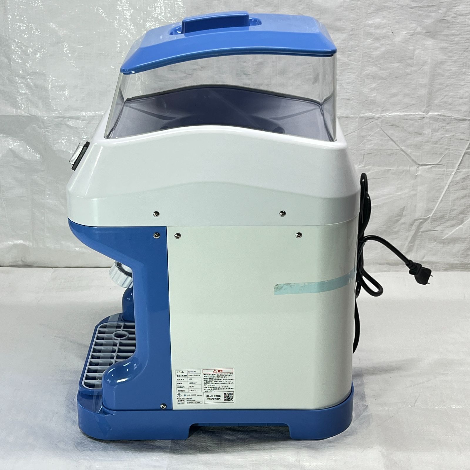 未使用品】 電動式 かき氷機 業務用 キューブアイス対応 替刃