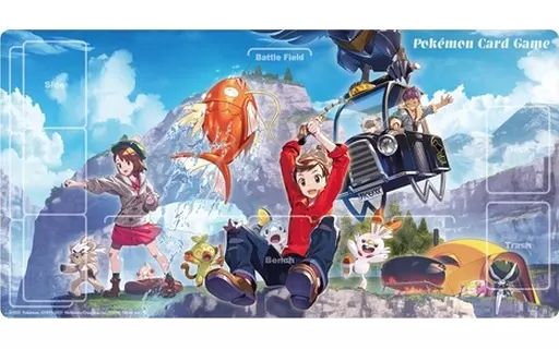 [Used] Supply [Single Item] Rubber Play Mat “Pokémon Card Game Rubber Play Mat Set Masaru & Yuri Pokemon Center Pokemon Card Gym Limited” included