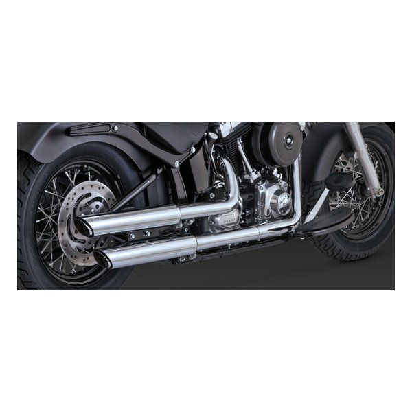 VANCE＆HINES(バンスアンドハインズ) バイク マフラー カスタムマフラー MONSTER ROUND S/O CHM TOURING(M8) 17-19 1801-1174 VANCE\u0026HINES ツーリングファミリー マフラー本体 ProPipe 2-1 PCX