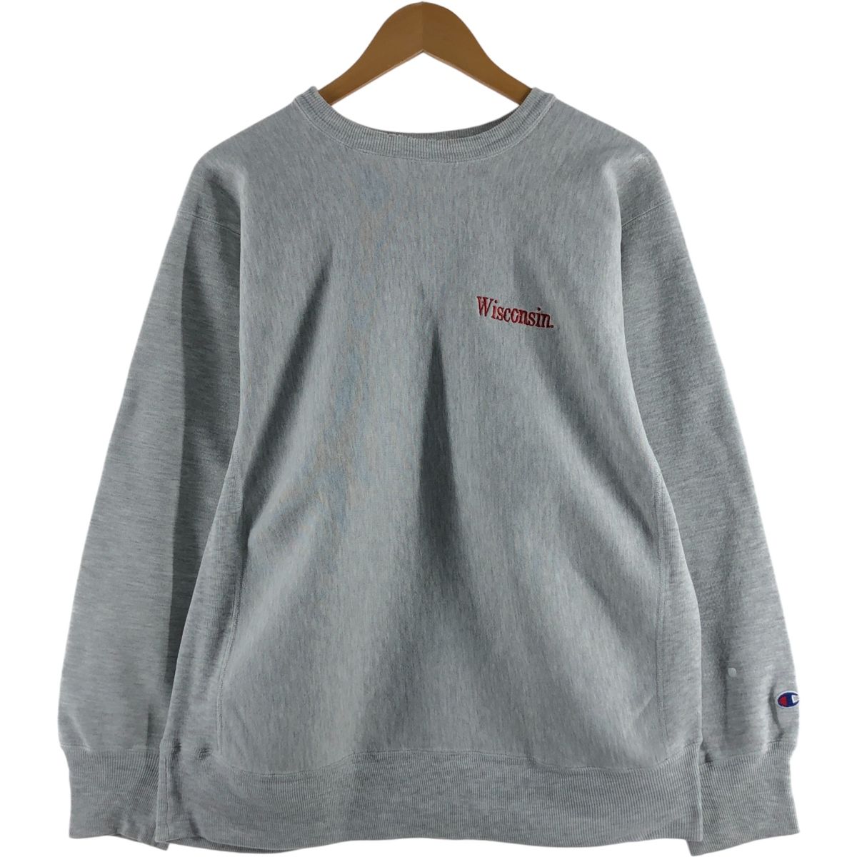 古着 90年代 チャンピオン Champion REVERSE WEAVE リバースウィーブ 刺繍タグ WISCONSIN ウィスコンシン大学/eaa513162