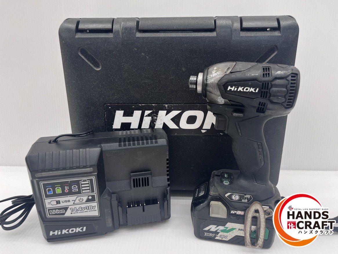 ハイコーキ HIKOKI 36V インパクトドライバ WH36DA 36V2.5Ah×1 充電器付き 品