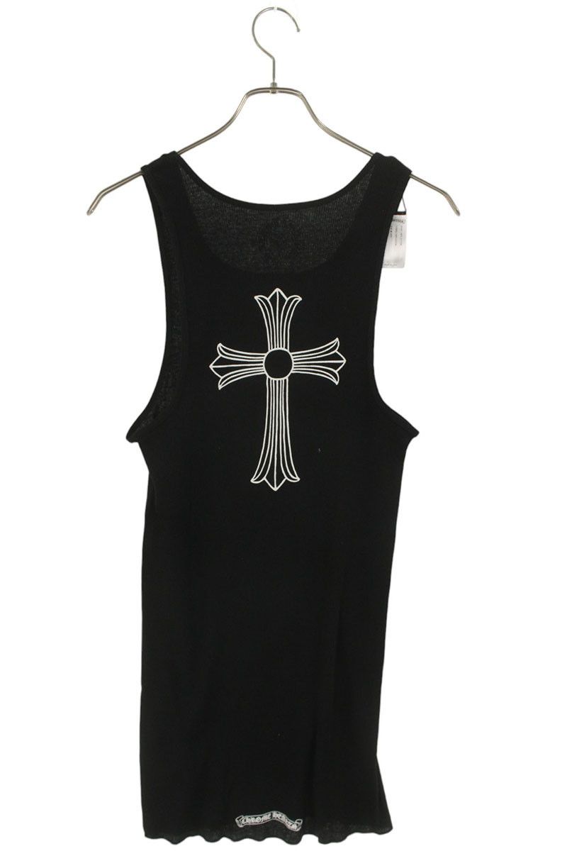 クロムハーツ RIB TANK バッククロスプリントリブタンクトップ メンズ