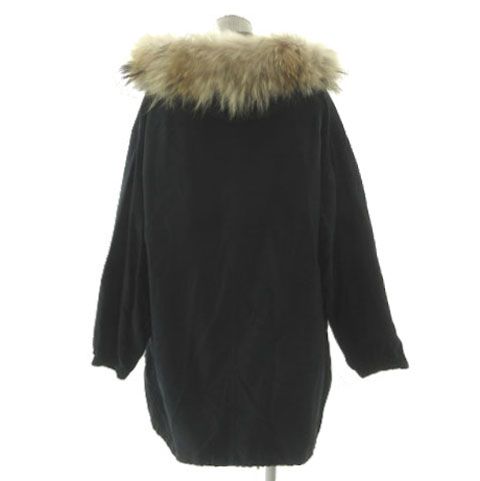 セオリーリュクス　モッズコート38ブラック セオリーリュクス theory luxe コート ミリタリー モッズコート フード