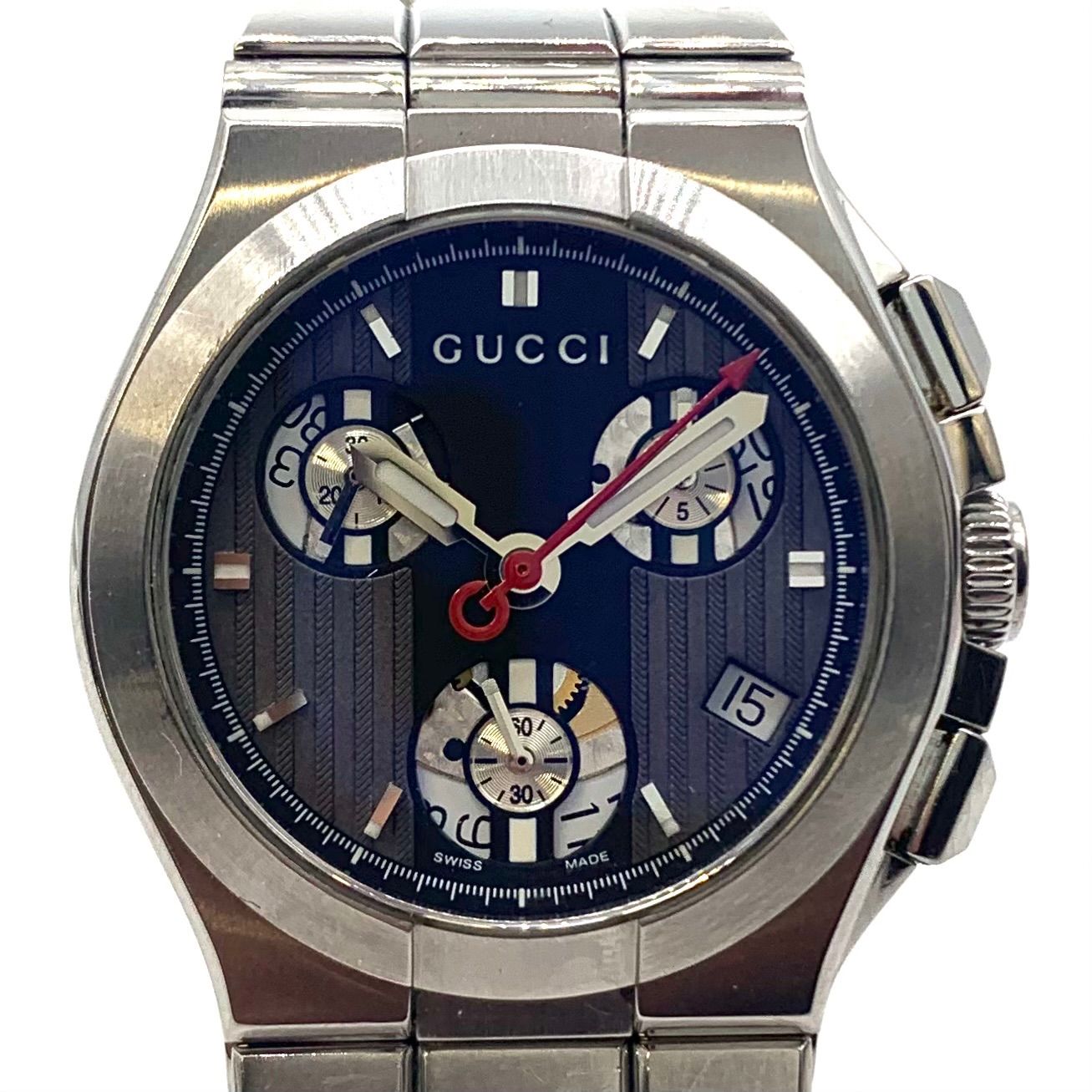 H250【お買い得】GUCCI 腕時計 デイデイト - メルカリ