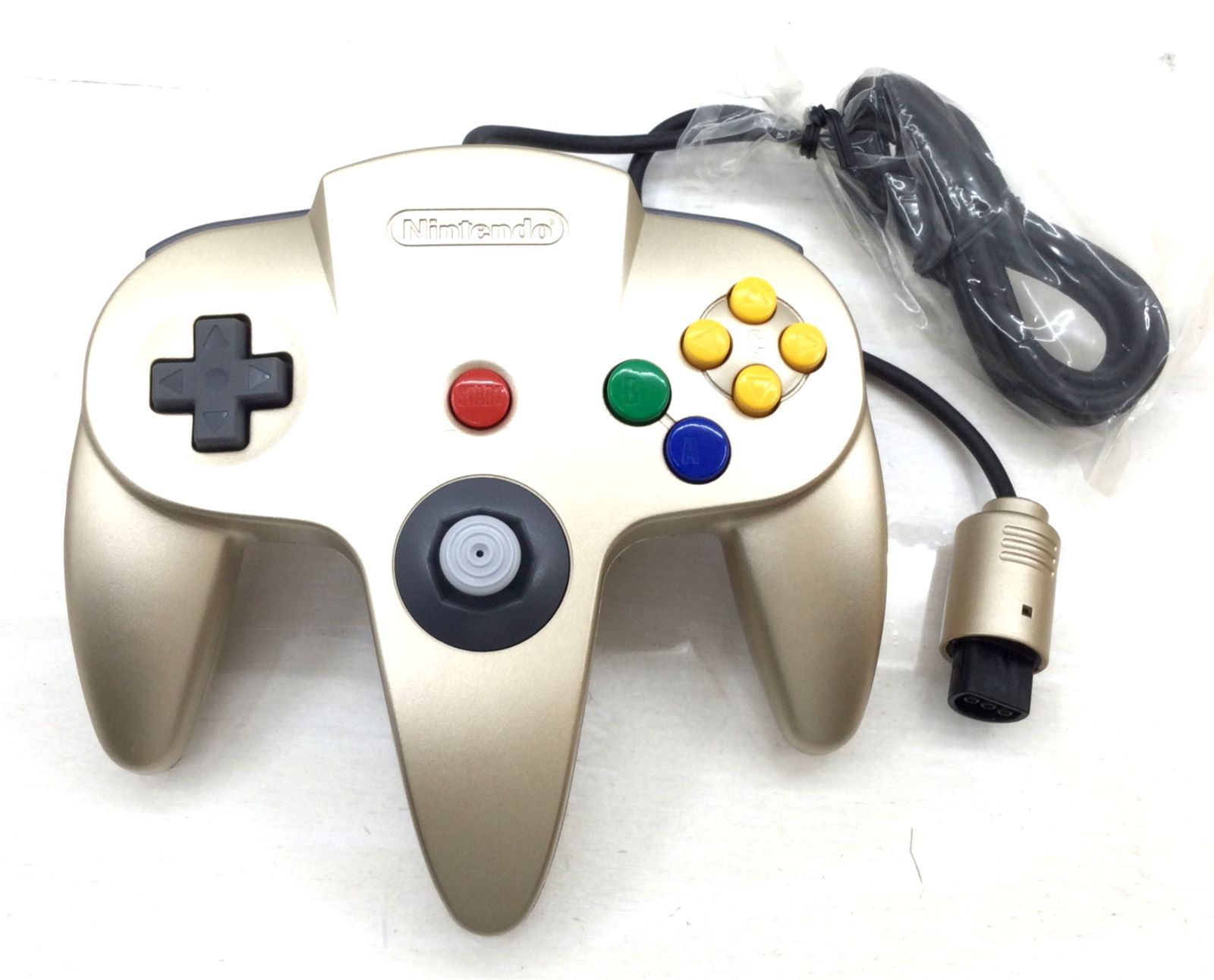  盛岡24 0069 コントローラブロス ゴールド NUS 005 60 周辺機器 NINTENDO64