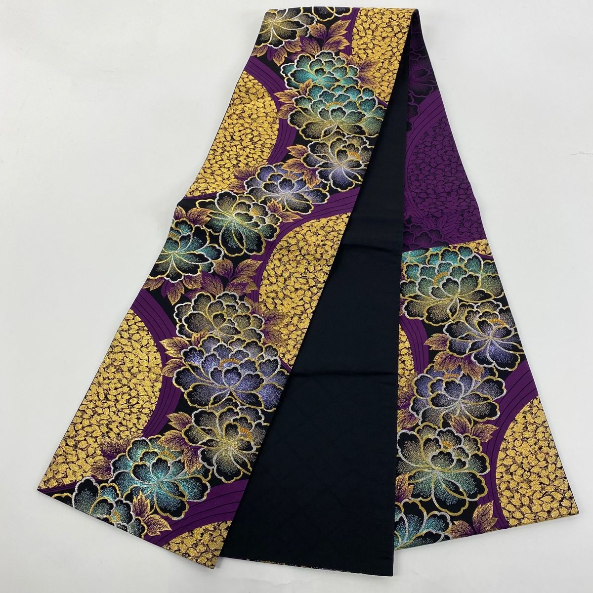 バイセル 着物 名品 付下げ 濃ピンク 桜花びら 名古屋帯セット 紬地 正絹 袷 身丈160cm 裄丈63cm☆☆☆☆ 袋帯 美品 秀品 華文 扇 刺繍 濃ピンク お太鼓柄 正絹 中古