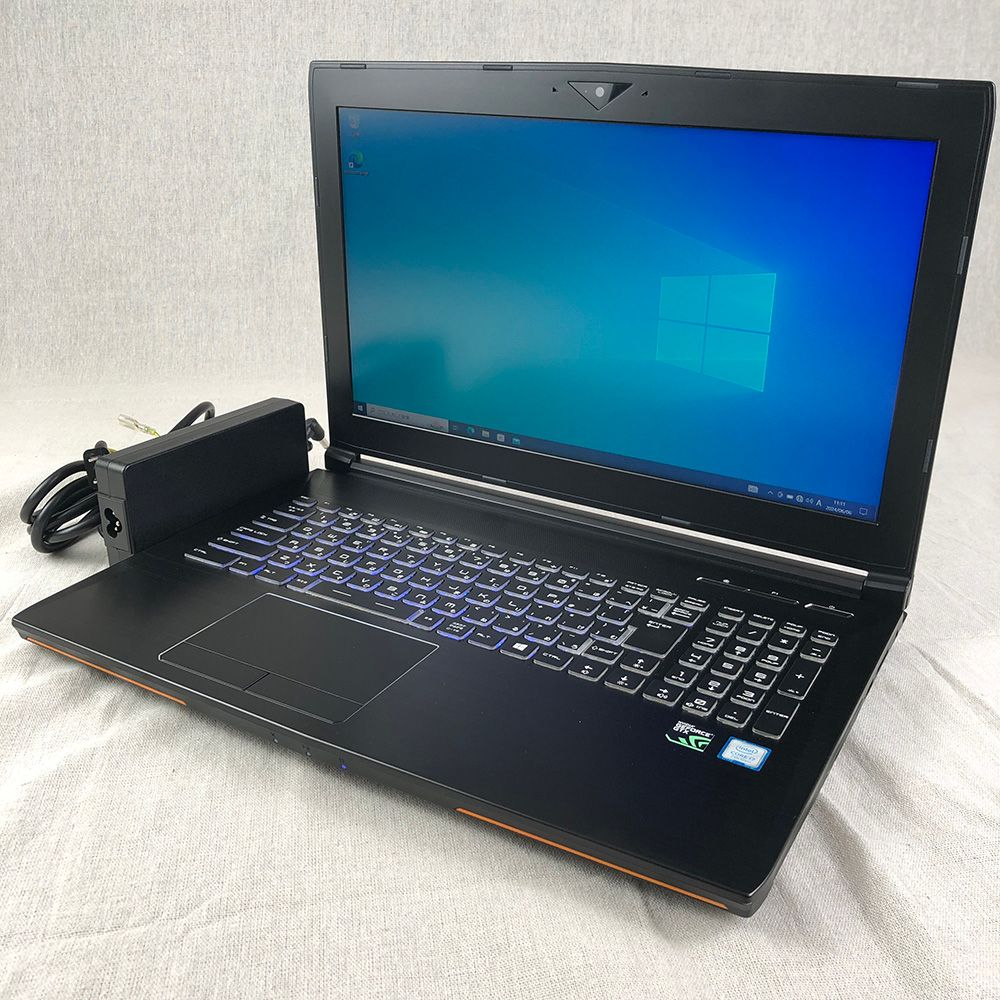 ◆ジャンク品◆ゲーミングノートPC GALLERIA ガレリア GKF1060GF【i7-7700HQ・GTX  1060・8GB・SSD512GB】★カメラ不良/LT-JUNK-240588（034673）