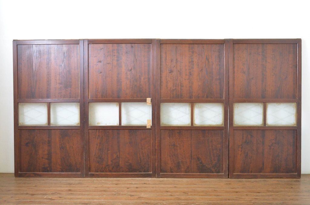 R-064329 アンティーク建具 レトロな空間づくりにオススメなガラス窓4