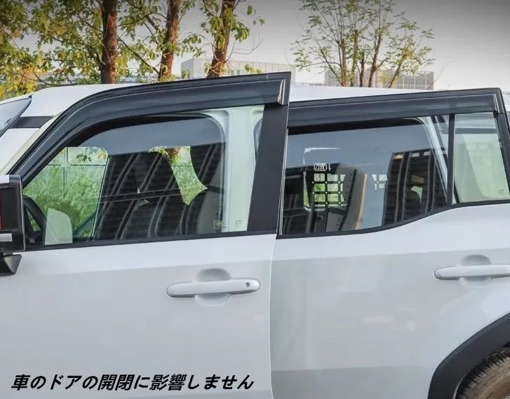 トヨタ ランドクルーザー プラド250系 用 ドアウィンドウレインガード ウインドウバイザー 4個 2タイプ選択 FFCRYSTALESIA_COM
