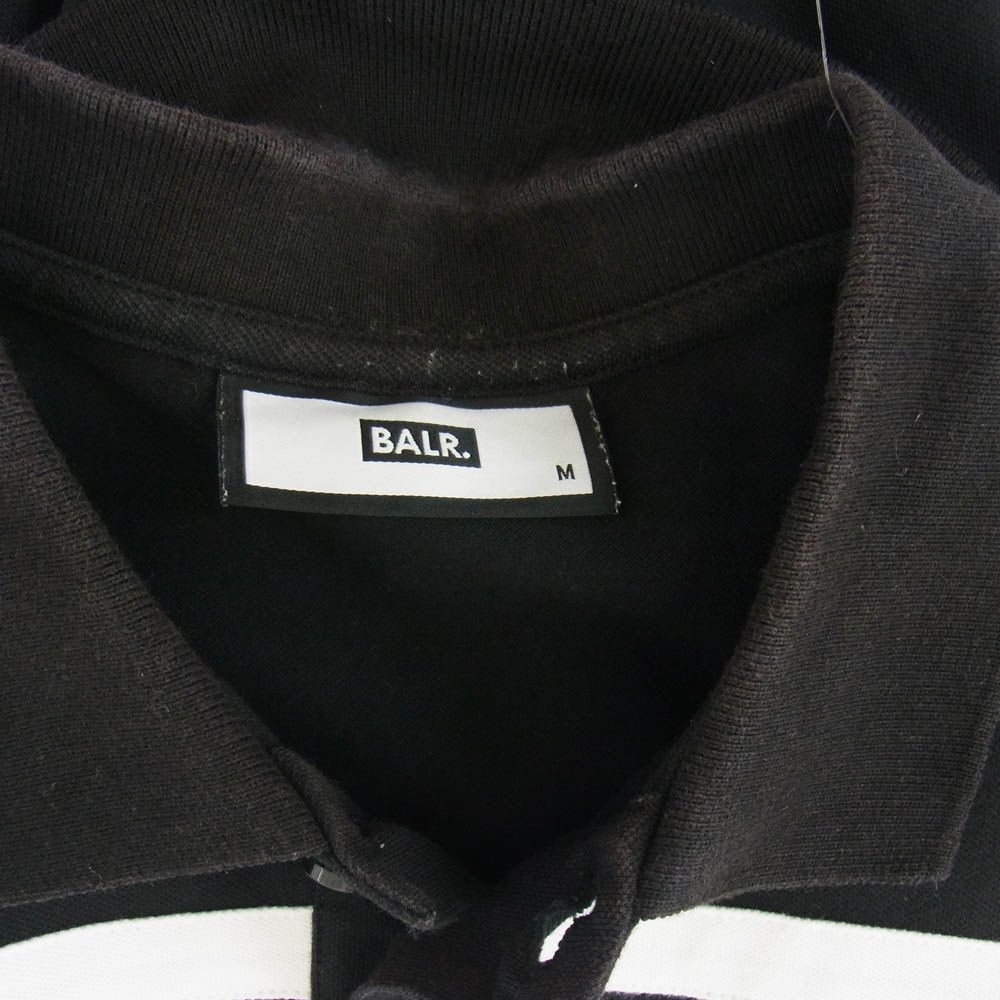 BALR. ポロシャツ ボーラー BALR. ボーダー ブランド ロゴ 半袖 ポロシャツ