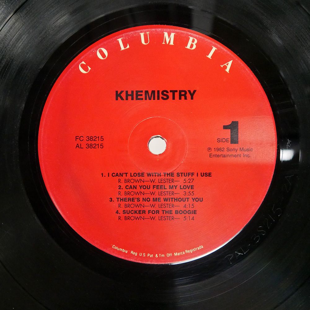 本日限定値下げ‼️US盤KHEMISTRY/COLUMBIA FC38215 LP US盤 KHEMISTRY/KHEMISTRY/COLUMBIA FC38215 LP - メルカリ