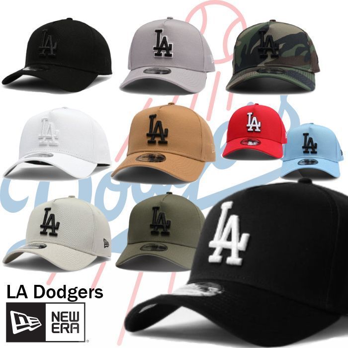 ニューエラ LA キャップ NEW ERA Los Angeles Dodgers ロサンゼルスドジャース 帽子 9FORTY A-Frame  Snapback ブラック 10種類 メンズ ユニセックス 限定モデル 希少カラー ユ - メルカリ