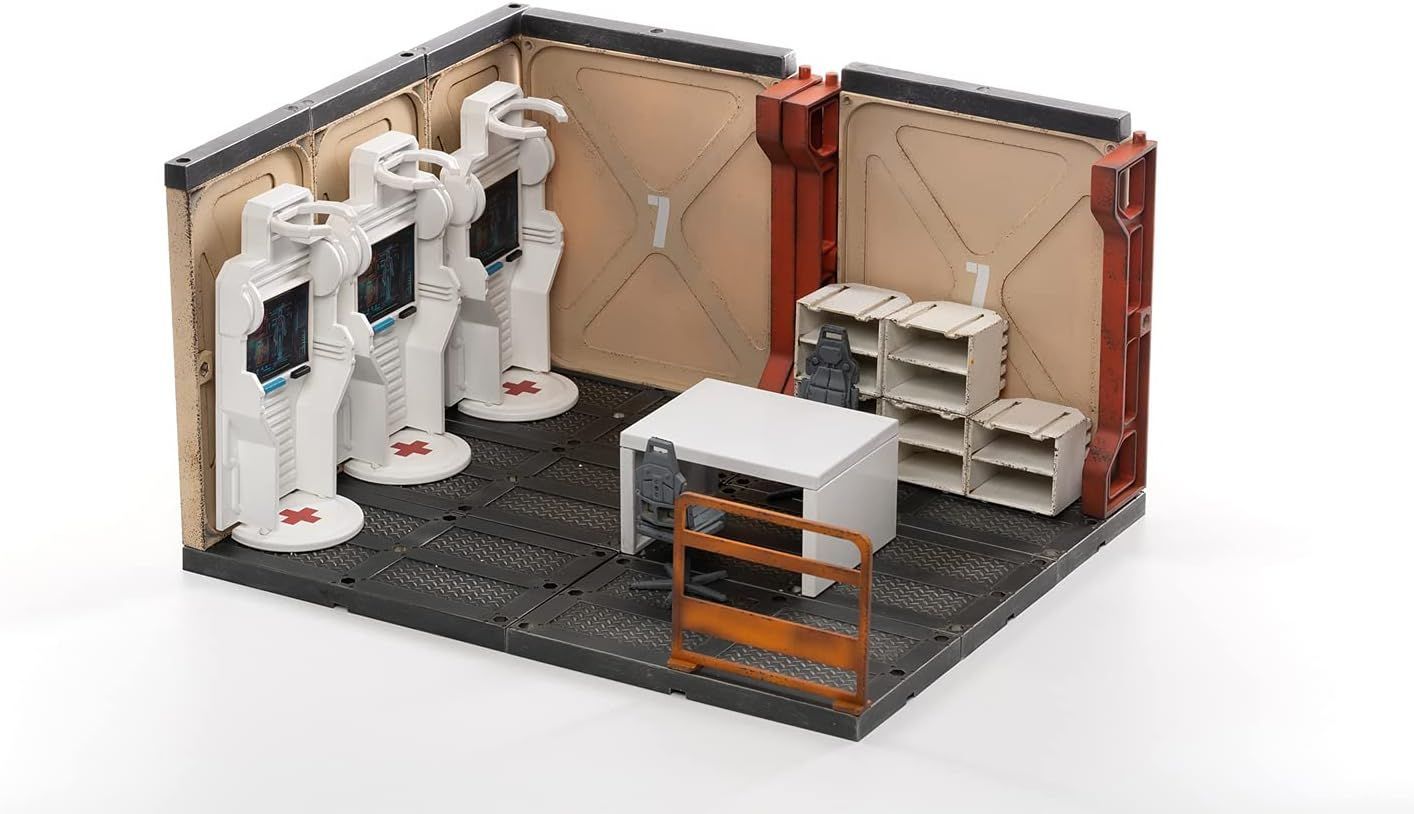 JOYTOY戦星辰 メカ格納庫 医療エリア ジオラマ 1/18スケールジオラマ