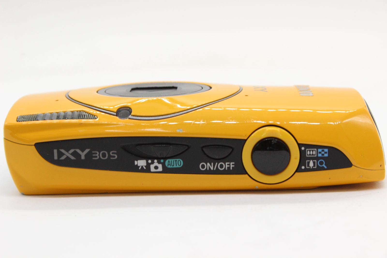 返品保証】 キャノン Canon IXY 30S イエロー 3.8x IS バッテリー付き