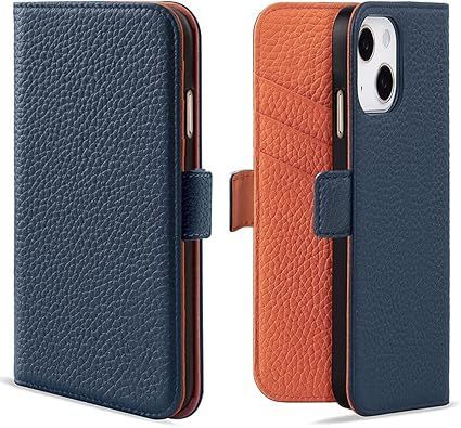 Kahper for iphone13 ケース 手帳型 おしゃれ いphone13 ケース 手帳型 メンズ アイフォン13ケース手帳型 シンプル マグネット式 スマホケース iphone 13 カード収納 スタンド機能 携帯ケース ipho