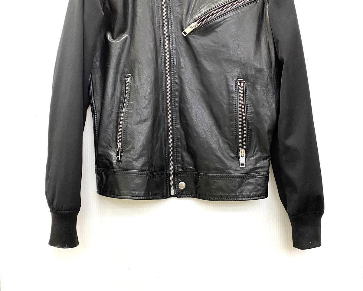 ディーゼル DIESEL レザージャケット 切り替え シープレザー