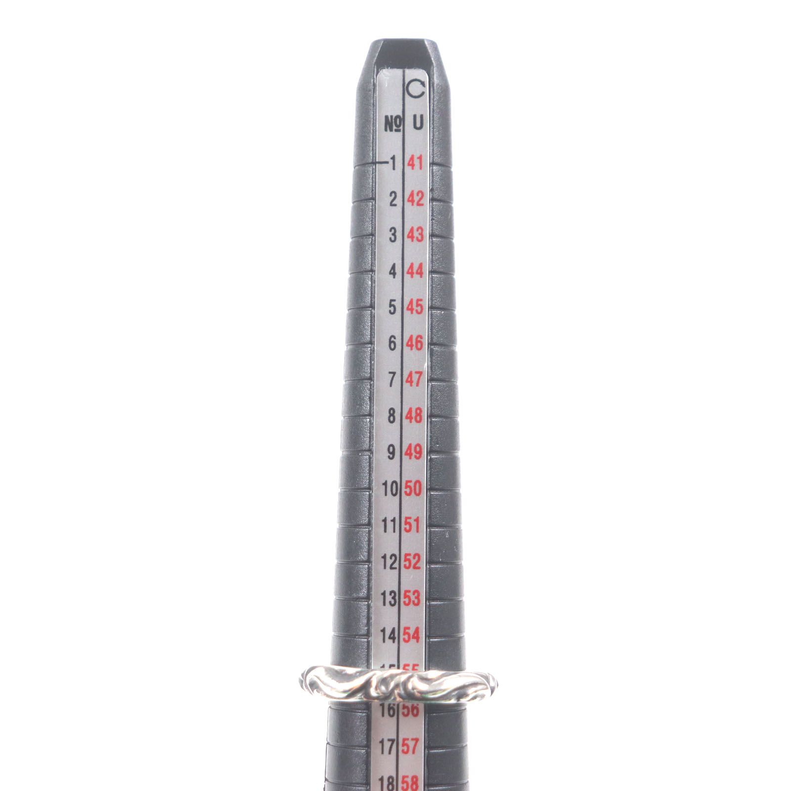 極美品▽CHROME HEARTS クロムハーツ スクロールバンドリング 925 指輪 