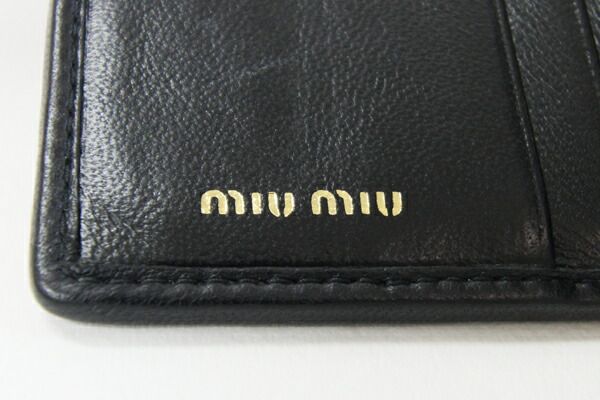 ミュウミュウ 三つ折り財布 マテラッセ 5MH016 - メルカリ 