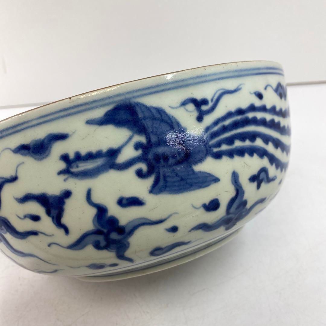 古伊万里 染付 大鉢 幅約22㎝ 東さ5-0624① - メルカリ