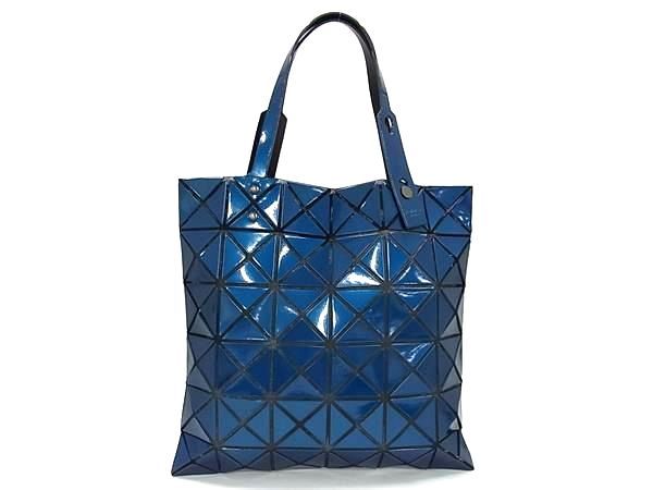 BAO BAO ISSEY MIYAKE バオバオイッセイミヤケ ルーセント PVC ハンドバッグ トートバッグ レディース ブルー系 FI8980