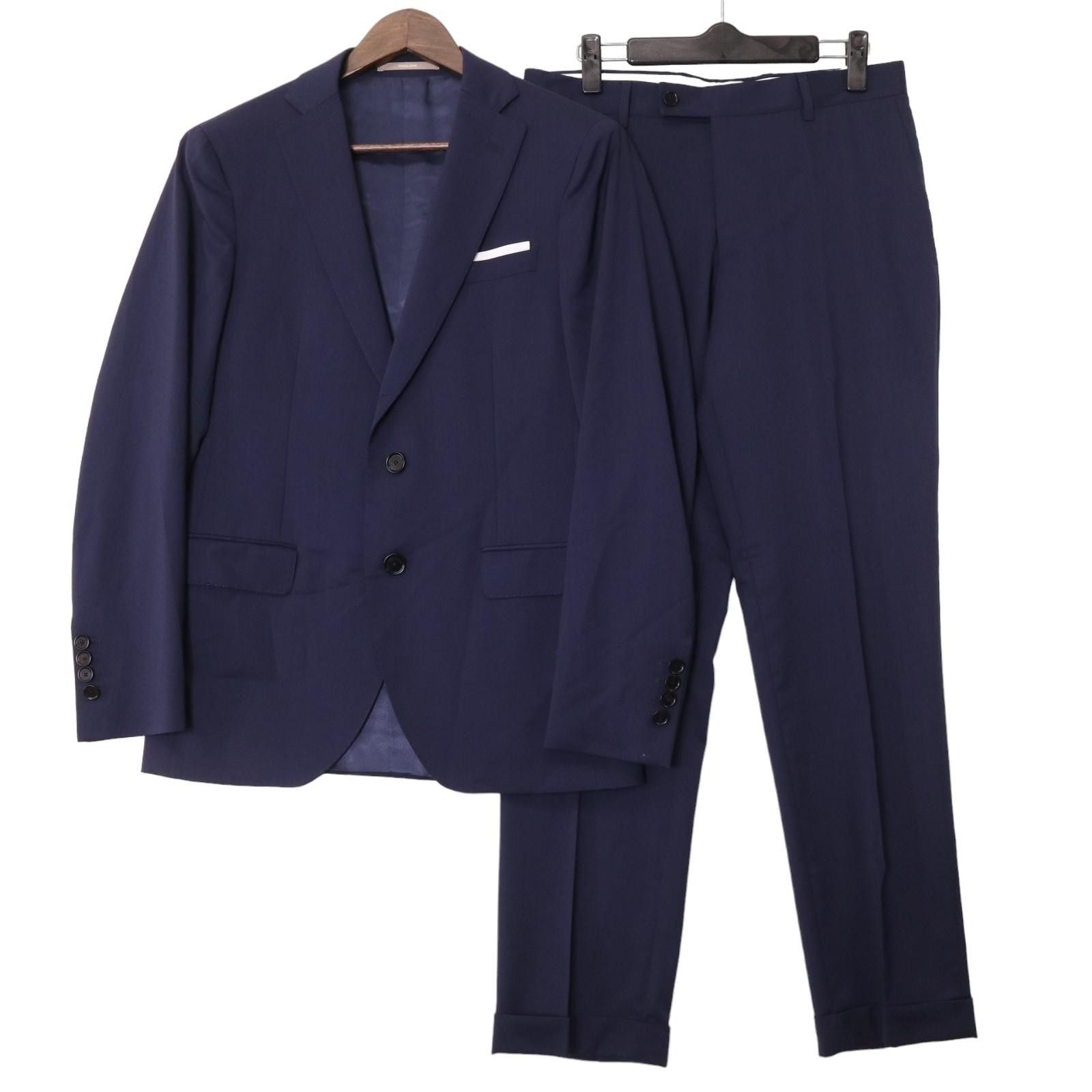 美品 50S ヴィンテージ セットアップ シングル スーツ 茶 ボタンフライ