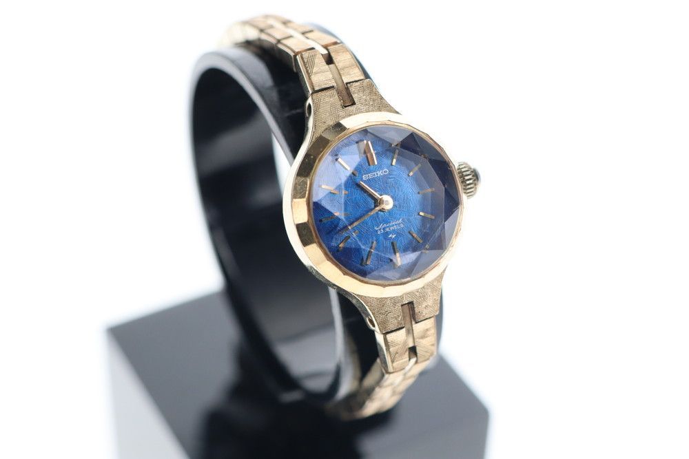 SEIKO special 23jewels 1140-0240 ブルー文字盤 腕時計
