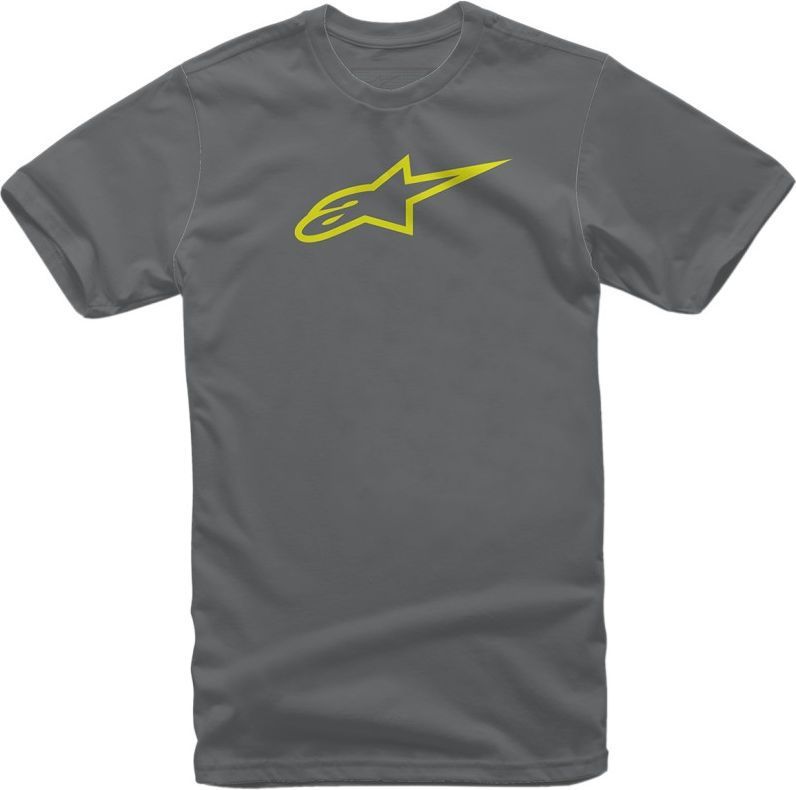Alpinestars / アルパインスターズ Tee Ageless  炭|ダークグレー |イェロー蛍光|グレー|イェロー  サイズ: M |1032-72030-1855-M