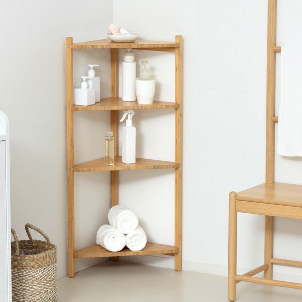 Bambooコーナーラック4段