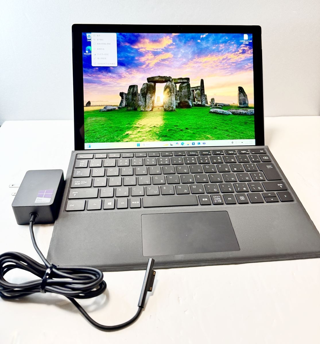 HY Microsoft Surface Pro5 1796 Core m3-7y30 Win11Pro 12.3型-2K画質 Bluetooth WIFI 4GB SSD 128GB 一部地域を除く HY001