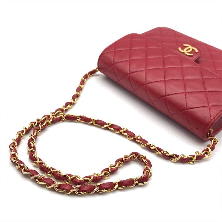 美品 CHANEL シャネル ココマーク マトラッセ チェーン