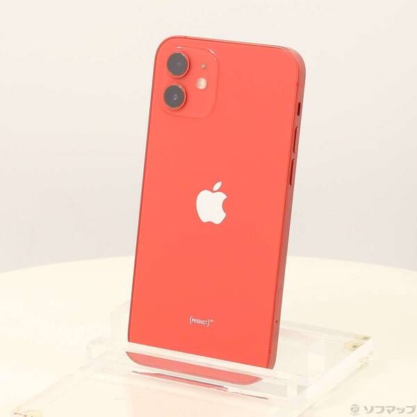 中古品〕 iPhone12 128GB プロダクトレッド MGHW3J／A SIMフリー