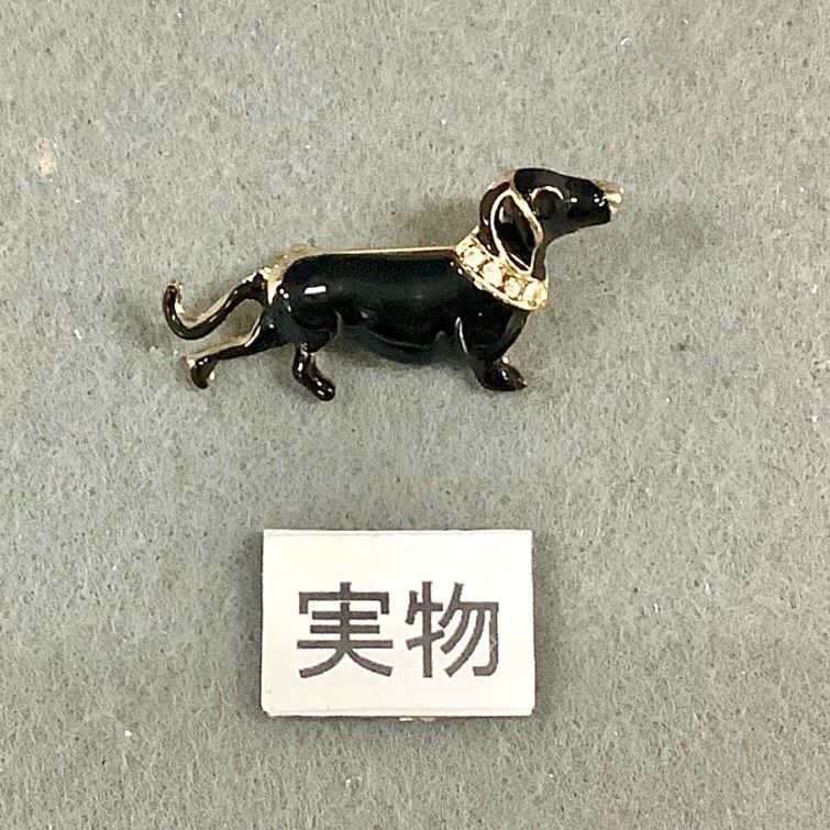 ANNA SUI アナスイ ダックスフンド ブローチ 犬モチーフ レア