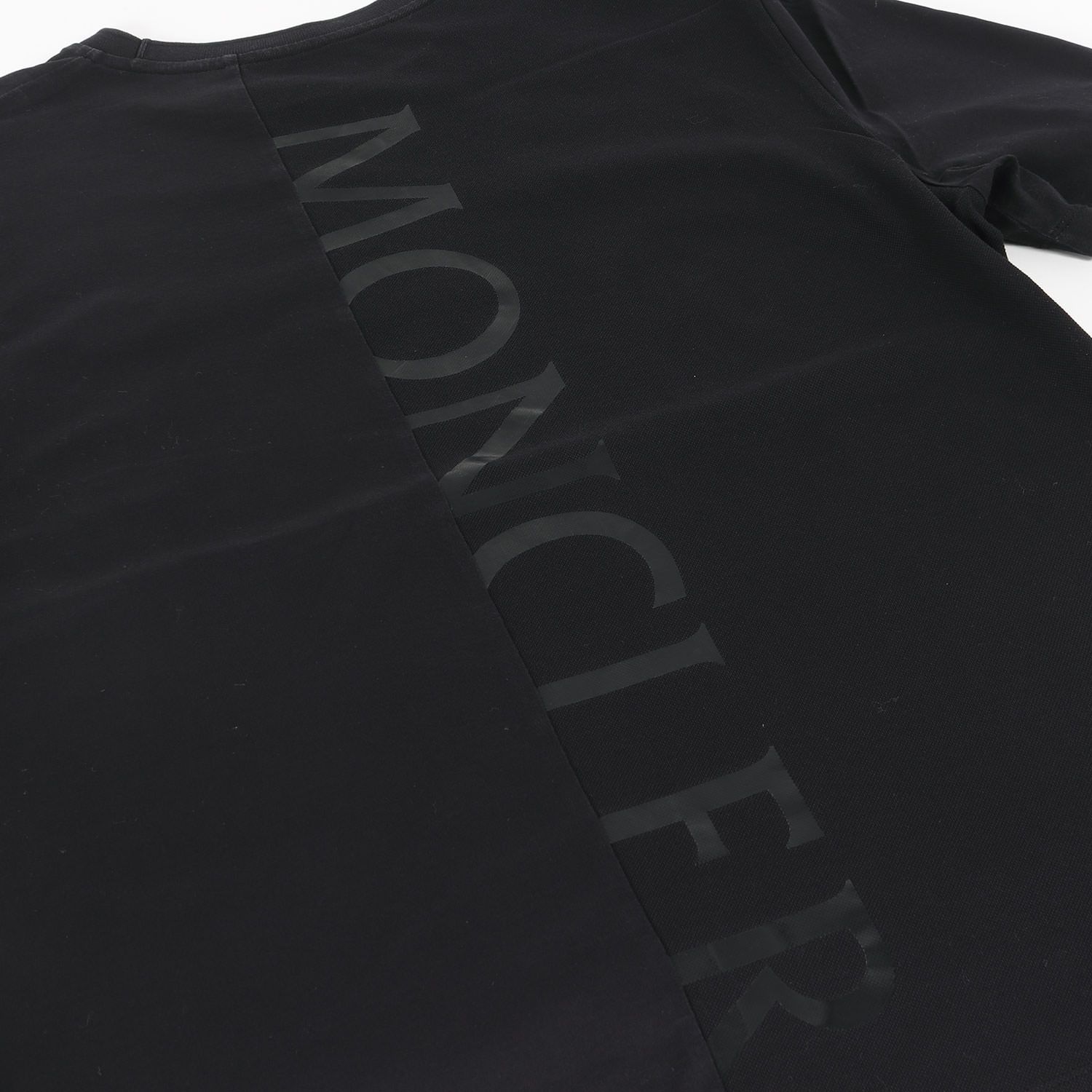 MONCLER モンクレール Tシャツ サイズ:M / 21SS バック ロゴ 鹿の子 