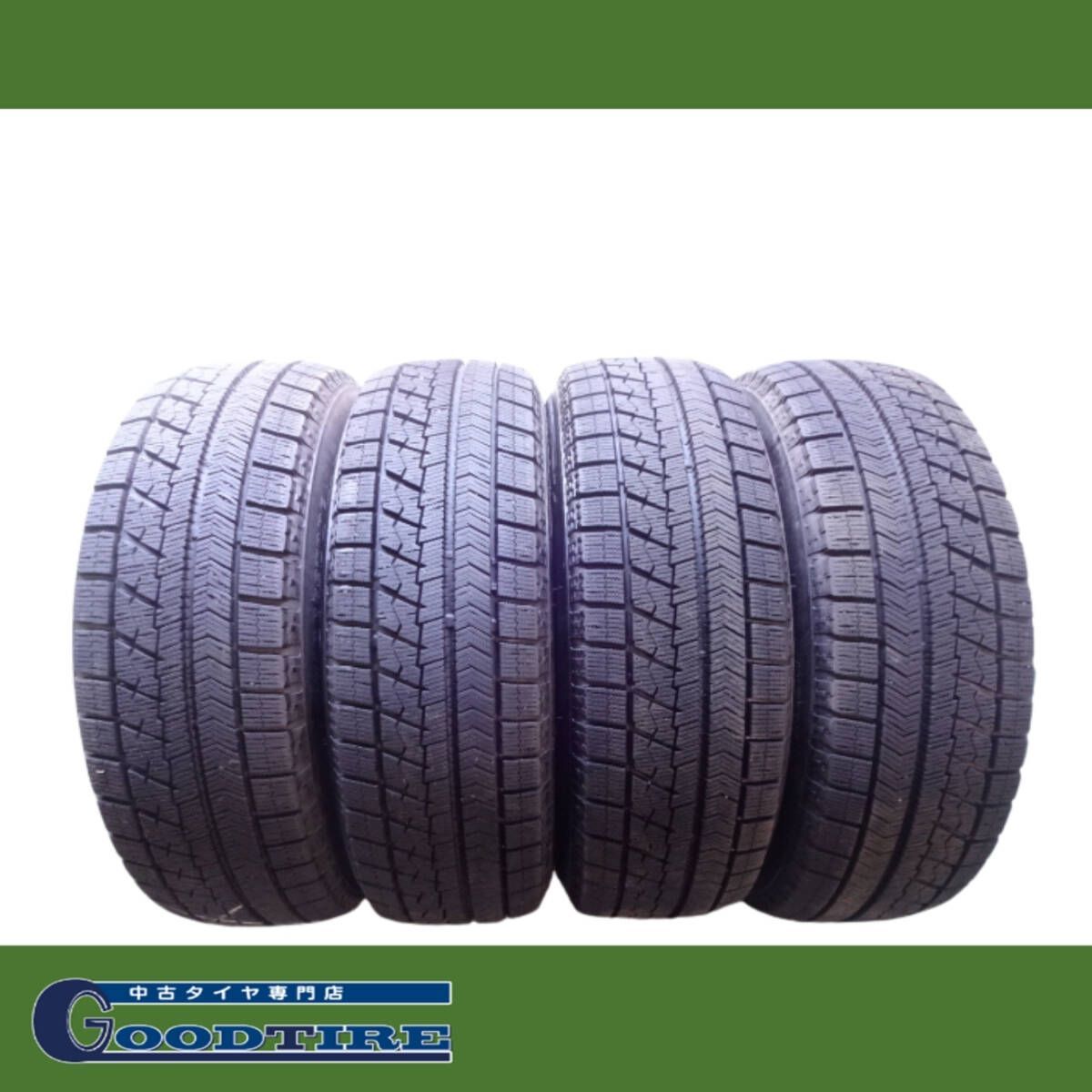 195 65R15 2019年製 冬用4本 8分山 ブリヂストン BLIZZAK VRX スタッドレス プリウス ノア ヴォクシー セレナ ステップワゴン 6083