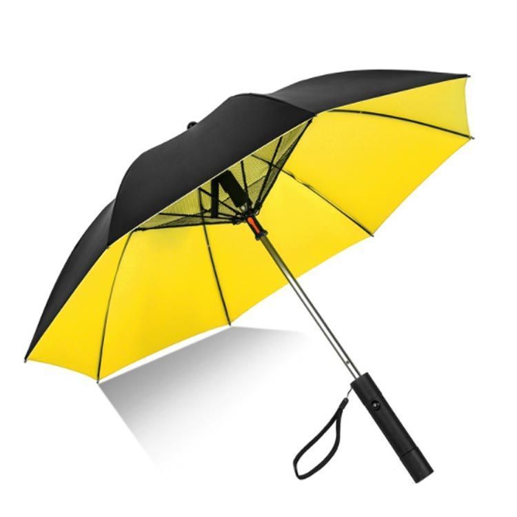 日傘 扇風機付き 充電式 120cm ファンブレラ 傘 充電 扇風機付 ゴルフ