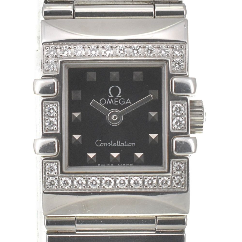 オメガ コンステレーション カレ ダイヤベゼル クォーツ 箱・保証書付き