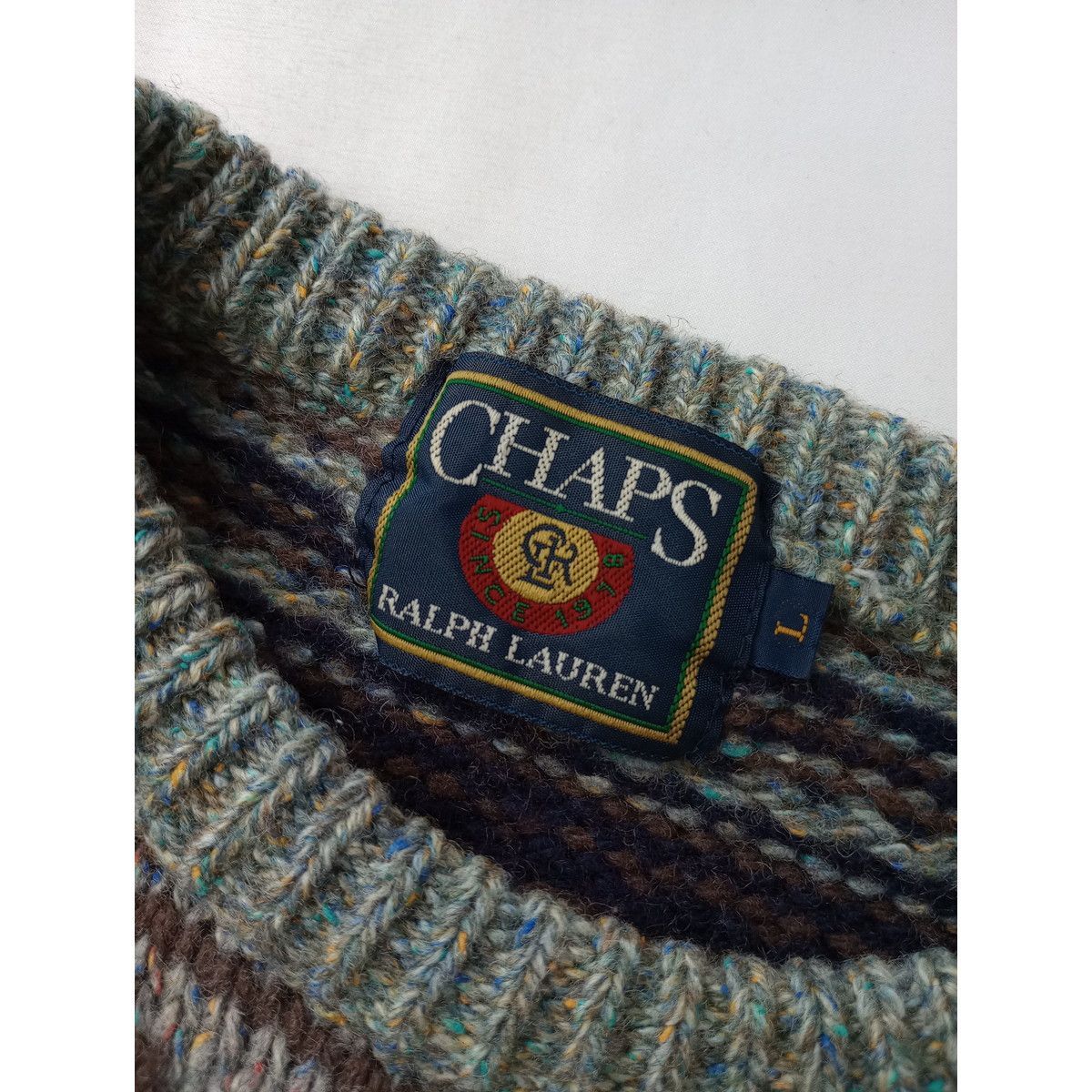 美品　CHAPS RALPH LAUREN カウチンニットセーターノルディック 美品 CHAPS RALPH LAUREN カウチンニットセーターノルディック