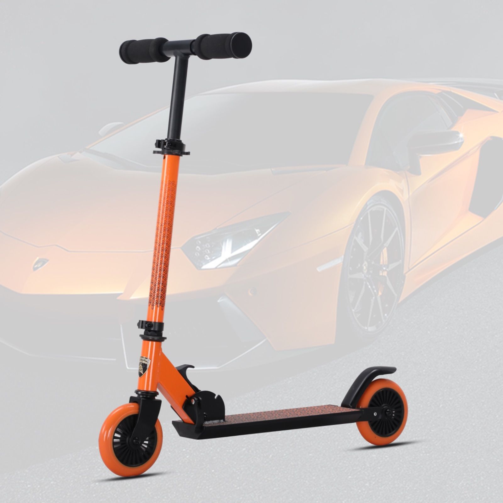 🏎️【正規品】ランボルギーニ 子ども用 キックスクーター｜高さ調節可