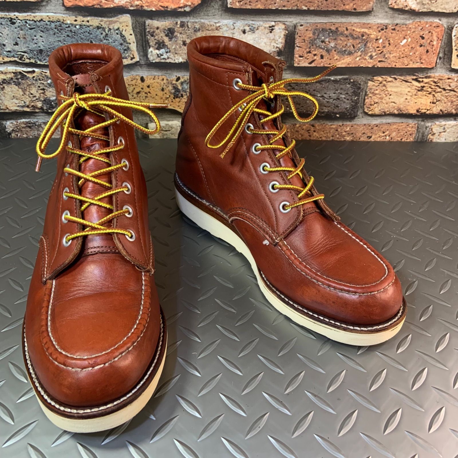 ☆Chippewa モックトゥワークブーツ 1997年製 US8E チペワ アメリカ製