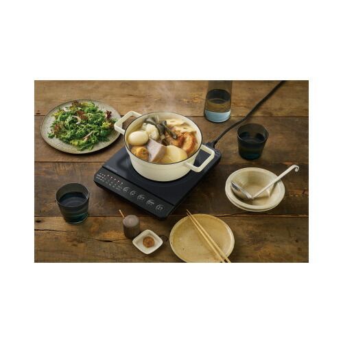 １口ＩＨコンロ １０００ＷIHK-T392-B アイリスオーヤマ