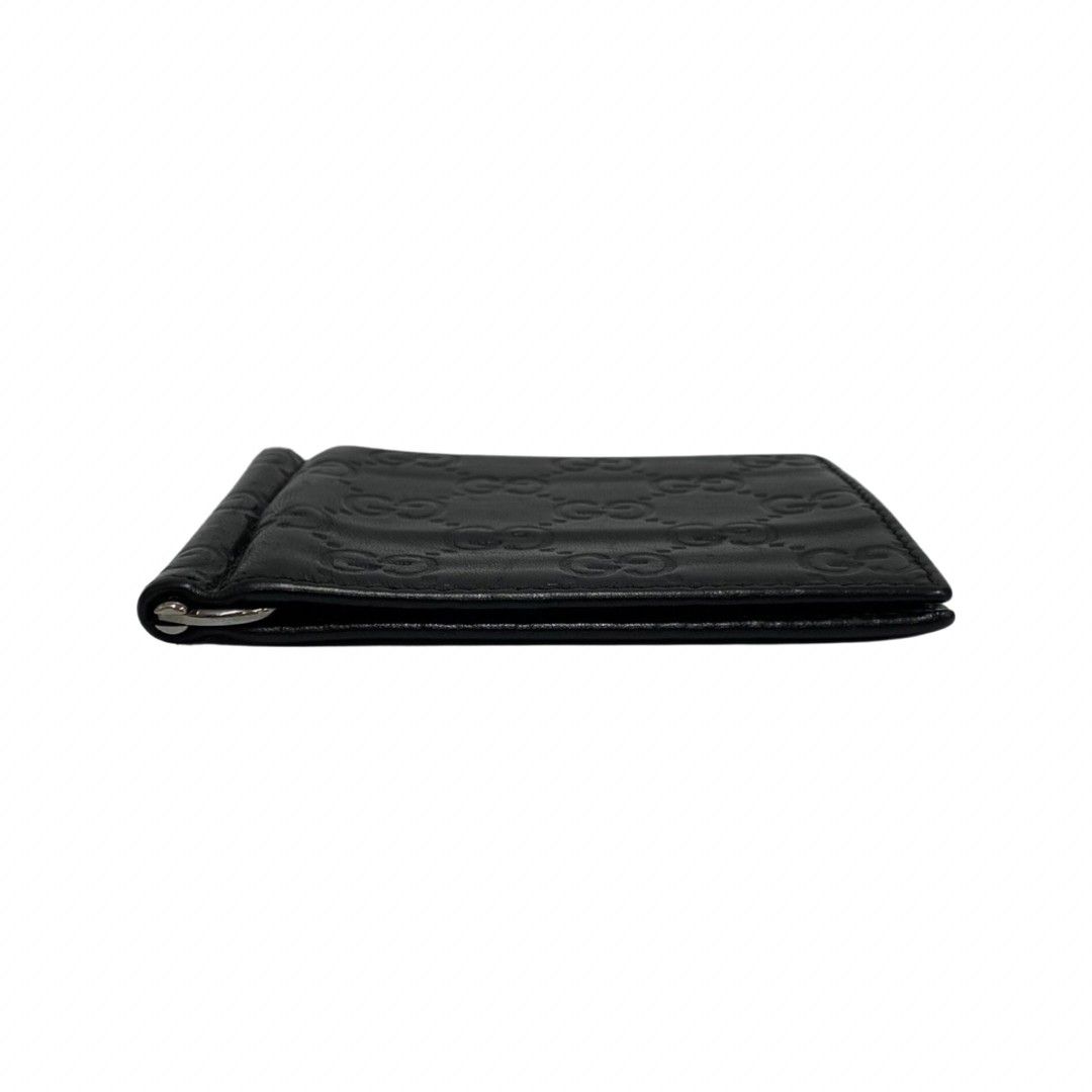 極 美品 希少品 GUCCI グッチ グッチシマ GG 柄 ロゴ レザー 本革 ミニ