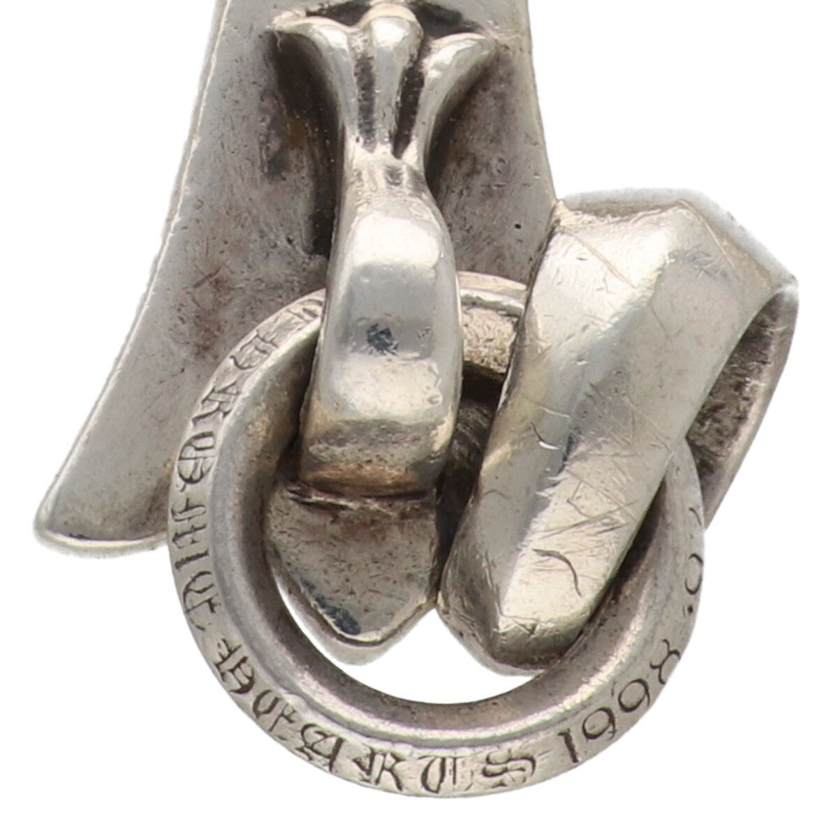  CHROME HEARTS クロムハーツ ラージCHクロスw ベイル SV 925 シルバー ネックレス ペンダント トップ チャーム RS その他 アクセサリー