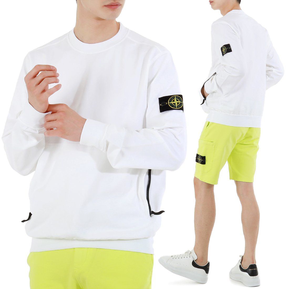 18 STONE ISLAND ストーンアイランド 761564052 V0001 ホワイト