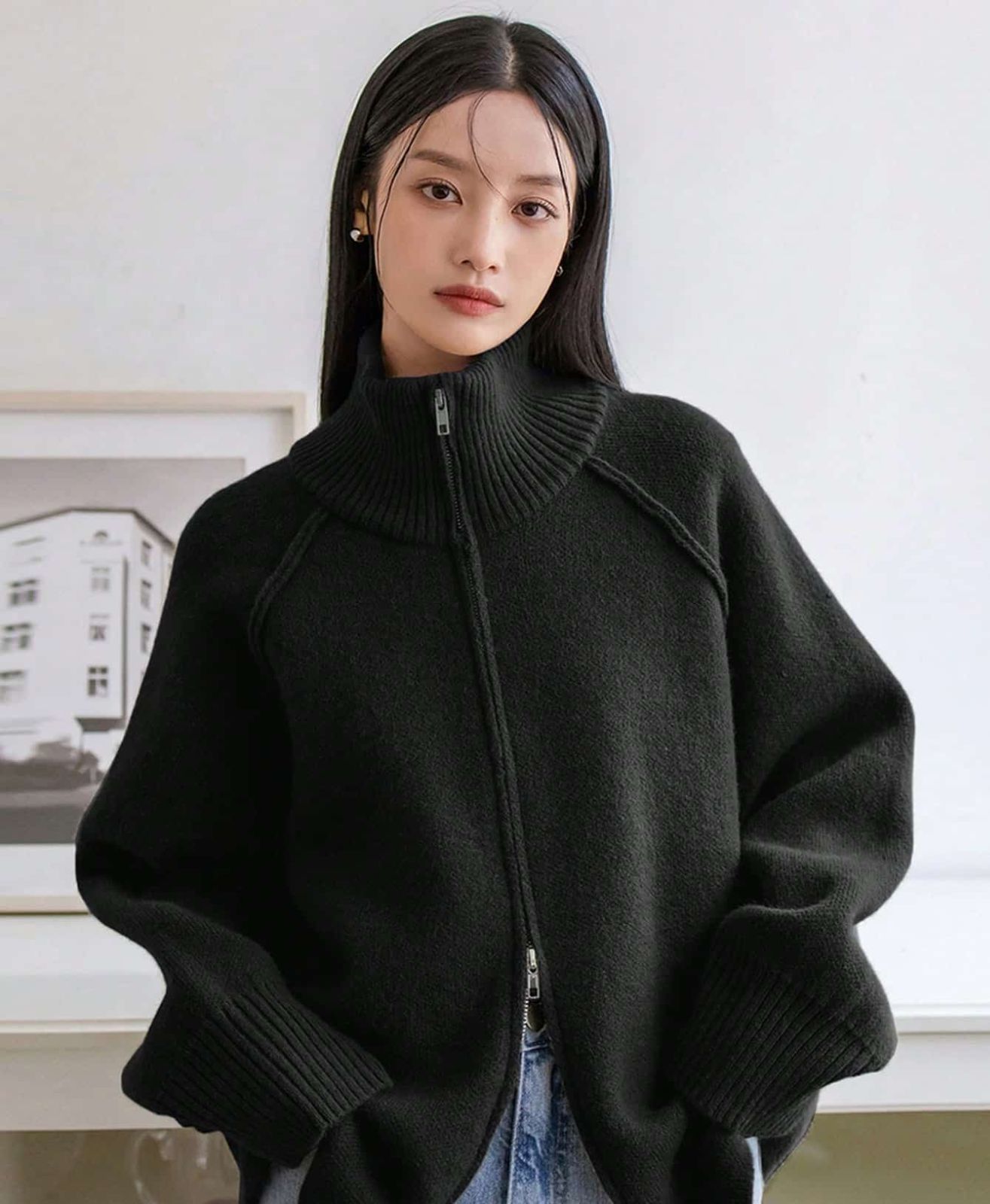 ニットカーディガン