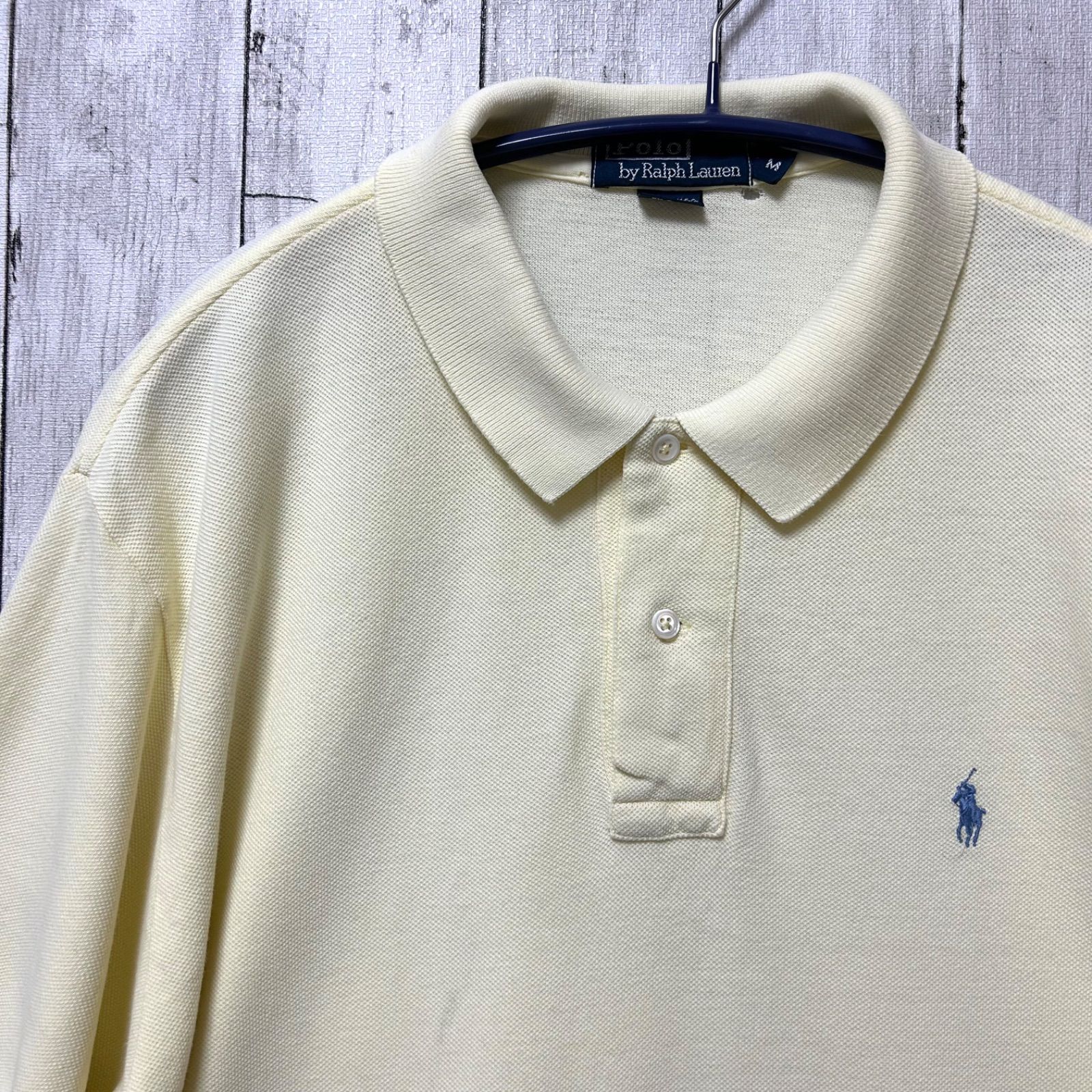 POLO RALPH LAUREN ポロラルフローレン ポロシャツ イエロー ホワイト