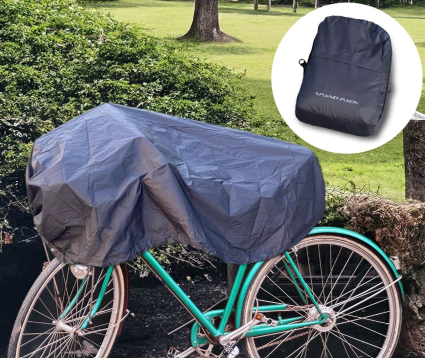 （自転車カバー）レジャーシートにもなる、持ち運び専用自転車カバー